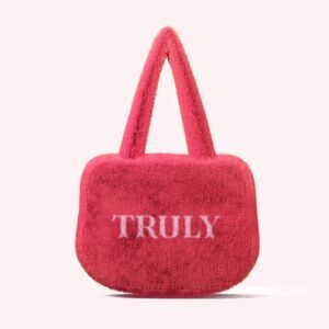 Truly Pink‎ Fuzzy Tote Bag